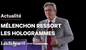 Avec ses hologrammes, Mélenchon se démultiplie dans plusieurs villes