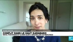 Conflit dans le Haut Karabakh : Nikol Pachinian et Ilham Aliev à Bruxelles