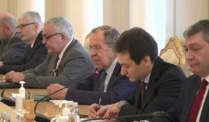 Rencontre entre Sergueï Lavrov et le president du Comité international de la Croix Rouge