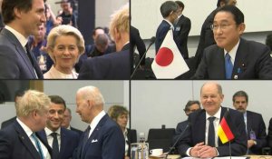 Ukraine: les leaders du G7 se réunissent à Bruxelles