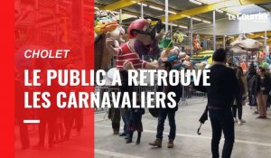 VIDÉO. Les carnavaliers de Cholet présentent leurs chars ce dimanche 13 mars