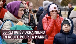 55 réfugiés ukrainiens en route pour la Marne
