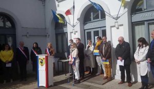 Fouquières-lez-Béthune : l'hymne ukrainien a retenti pendant la mobilisation pour la Paix