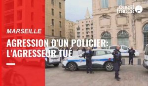 VIDÉO. A Marseille,  un policier municipal blessé par un homme armé d'un couteau, l'agresseur tué