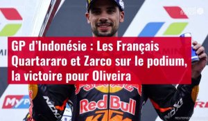 VIDÉO : MotoGP – GP d’Indonésie. Les Français Quartararo et Zarco sur le podium, victoire