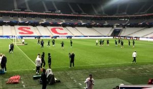 FOOT Entraînement équipe de France stade Pierre-Mauroy avant France - Afrique du Sud le lundi 28 mars 2022