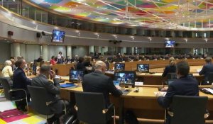 Tour de table de la réunion des ministres européens de la Justice et des Affaires intérieures
