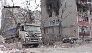 Guerre en Ukraine : Marioupol en ruine