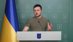Ukraine: Zelensky appelle à une "nouvelle série de sanctions" contre la Russie