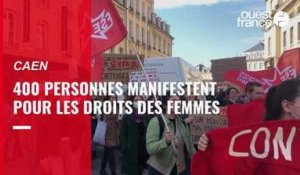 VIDÉO. A Caen, 400 personnes manifestent pour les droits des femmes