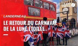 VIDÉO. La grande parade du carnaval de la Lune étoilée à Landerneau