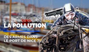 Des chariots, des pneus, des dentiers... retour sur le nettoyage sous-marin du port de Nice