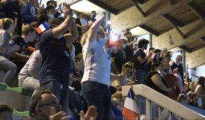 Euro-2020 : joie des supporters français après le doublé de Benzema contre le Portugal