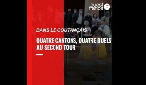 Dans le Coutançais, quatre cantons, quatre duels  au second tour