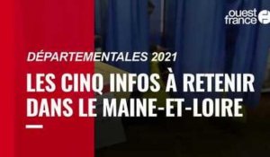 Départementales 2021 : les cinq infos à retenir dans le Maine-et-Loire