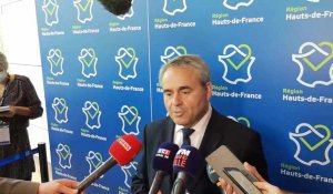 Hauts-de-France : les premières réactions de Xavier Bertrand, réélu président du Conseil régional.