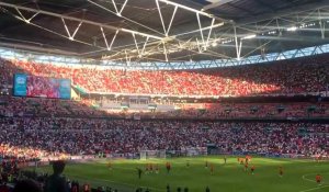 EURO 2021 - Ambiance avant Angleterre - Danemark demi-finale au stade de Wembley à Londres le 7 juillet 2021