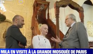 Mila : les images de sa venue à la Grande Mosquée de Paris