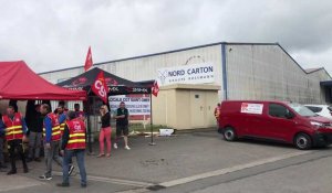 Grève chez Nord Carton à Saint-Martin-lez-Tatinghem 