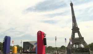 JO-2020: la fan zone du Trocadéro ouvre ses portes