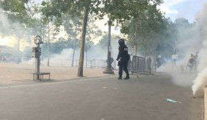 Manifestations anti pass sanitaire à Paris: incidents à proximité des Champs-Elysées