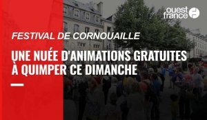 VIDÉO. Festival de Cornouaille : retour sur une journée d’animations gratuites