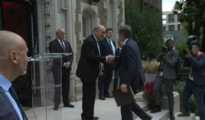 Le ministre français des Affaires étrangères accueille son homologue américain à Washington