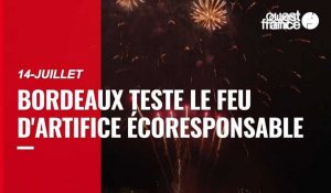 VIDÉO. Bordeaux teste le tout premier feu d'artifice « écoresponsable »
