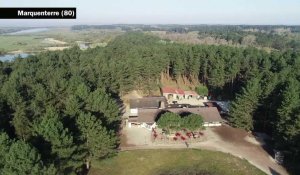 Drone de vue : Le parc du Marquenterre