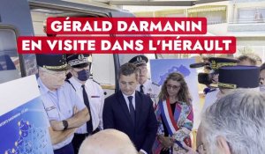 Hérault : le ministre de l'Intérieur Gérald Darmanin a passé en revue les renforts de sécurité de l'été