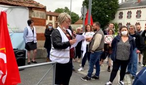 Manifestation contre la vaccination obligatoire des soignants à Chalons-en-Champagne