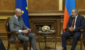 Visite du président du Conseil européen Charles Michel en Arménie
