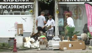Belgique : le nettoyage commence à Grez-Doiceau après les inondations