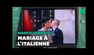 Le mariage du footballeur Marco Verratti et du top Jessica Aïdi