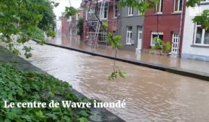 Les images des inondations à Wavre