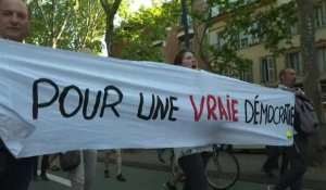 France: manifestation interdite contre le pass sanitaire à Toulouse
