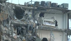 Floride: destruction après l'effondrement partiel d'un immeuble résidentiel