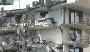 Floride: un immeuble de douze étages s'effondre, un mort et 99 disparus