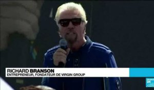 Le milliardaire Richard Branson réussit son pari spatial