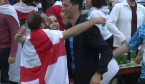 Euro-2020 : à Trafalgar, les supporters exultent après le premier but anglais