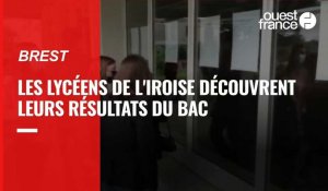 A Brest, les lycéens de l'Iroise découvrent leurs résultats du bac