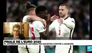 Finale de l'Euro 2021 : B. Johnson dénonce les insultes racistes contre trois joueurs