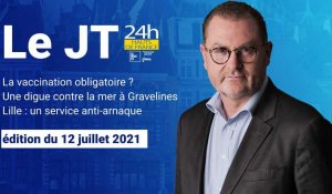 Le JT des Hauts-de-France du 12 juillet 2021 