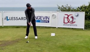 Golf - Open de Bretagne : le swing de Damien Perrier