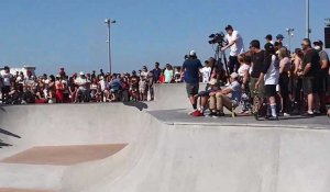 Calais : plus d'un millier de personnes pour l'inauguration du skatepark