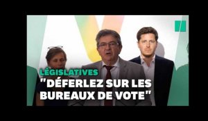 Pour Jean-Luc Mélenchon, "le parti présidentiel est défait et battu"