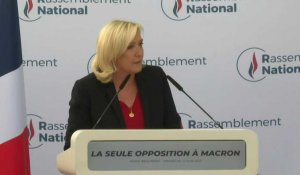 Législatives: Le Pen juge "possible d'envoyer un groupe très important" du RN à l'Assemblée