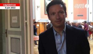 VIDÉO. Législatives à Saint-Brieuc. Romain Faligot appelle à voter Mickael Cosson au second tour