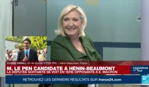 Législatives : depuis le QG de Marine Le Pen, candidate à Hénin-Beaumont