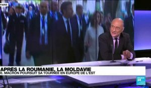 Emmanuel Macron réaffirme le soutien de la France à la Moldavie, pays tiraillé entre est et ouest